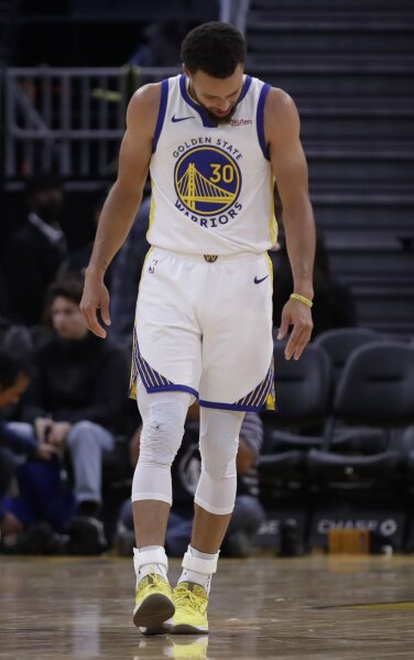 Warriors lose Stephen Curry to broken hand look for answers AP News